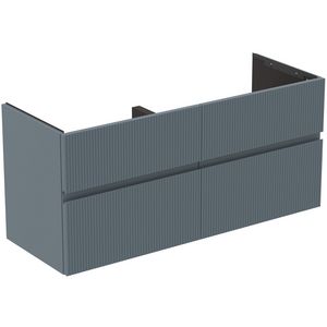 Wastafelmeubel 1200x440x545mm matt ashblue 4 laden Finesse
