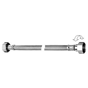 Flexibele slang Clean-Flex-S300mm 2 moeren 1/2" chroom