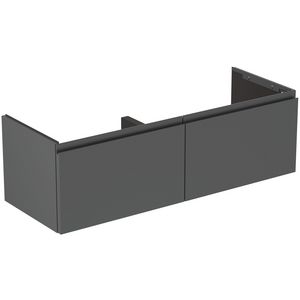 Wastafelmeubel 1200x440x370mm matt anthracite 2 laden Finesse