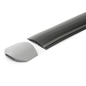 Serpa kabelgoot rubber B15 1,5m donkergrijs deksel
