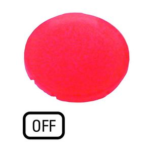 Lenzen vlak rood "off"