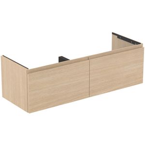 Wastafelmeubel 1200x440x370mm white oak 2 laden Finesse