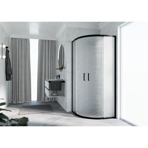 Douchecab. Zeph 2.0 R 100 Verst. 98,5-101,5 Cm Niva Zwart