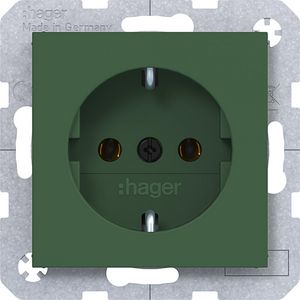 SCHUKO-wandcontactdoos steekklemmen A.x/C.x forest mat