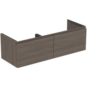 Wastafelmeubel 1200x440x370mm dark elm 2 laden Finesse
