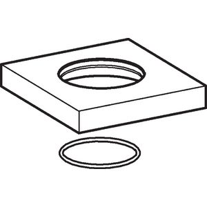 Rozet 75x75 mm compleet einz 59914212