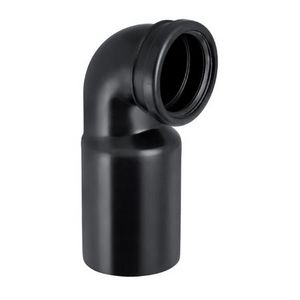 Polyethyleen (PE) bocht v.closetaansluiting  90/110mm niet geschikt v.Duofix