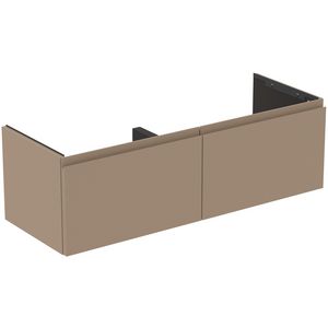 Wastafelmeubel 1200x440x370mm mat greige 2 laden Finesse