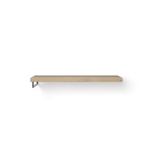 Wastafelblad Base Wood eiken 140cm RVS 1x handdoekbeugel LI.