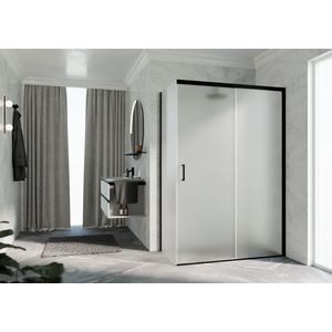 Deur Zeph 2.0 Ph 114 Link VeR114-117 Cm Satin Glas Zwart