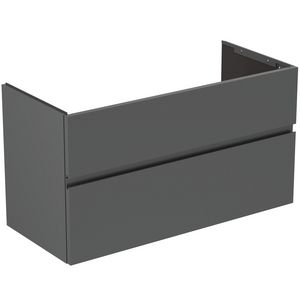 Wastafelmeubel 1000x440x545mm matt anthracite 2 laden Finesse