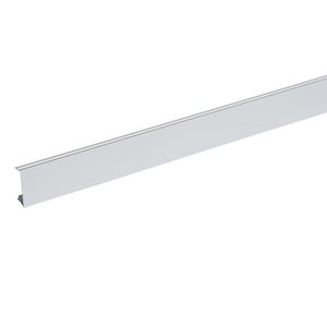 Lengte a 2m. Deksel Aluminium snap-on wandgoot