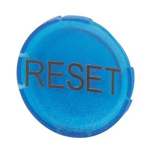 Lenzen vlak blauw "reset" VVE=10