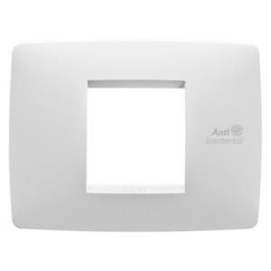 ONE PLATE-TECHNOPOLYMER-2 MODULES-WHITE-ANTIBACTERIA