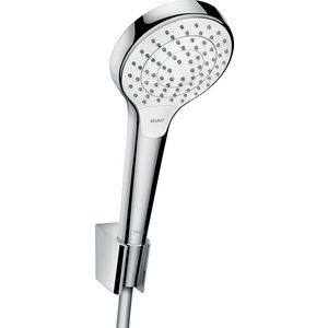 Badset Croma Select S Vario Porter 110mm 3 straalsoorten doucheslang 1250mm wit/chroom