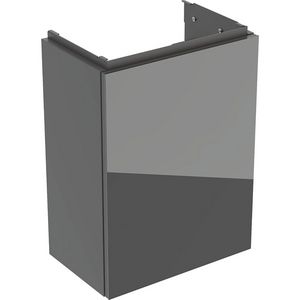 Fonteinonderkast Acanto met één deur B40 Lava glas