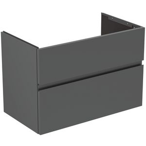 Wastafelmeubel 800x440x545mm matt anthracite 2 laden Finesse