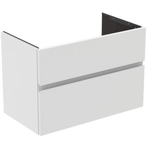 Wastafelmeubel 800x440x545mm matt white 2 laden Finesse