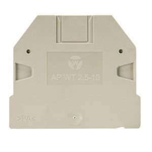 Afsluitplaat AP WT 2,5-10 VVE=10