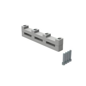 Railsteun H30mm DPX3 -DMX3 1600A 3-polig zwevend -isolerend