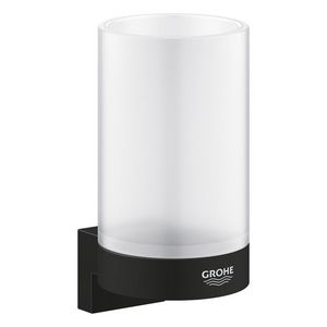 Selection houder voor glas en zeepdispen phantom black (prof)