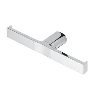Closetrolhouder chroom dubbel zonder klep WYNK Geesa
