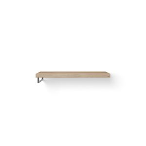 Wastafelblad Base Wood eiken 120cm RVS 1x handdoekbeugel LI.