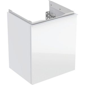 Fonteinonderkast Acanto met één lade B45 Wit glas