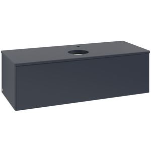 Wastafelonderkast Antao 1200x360x500mm Mid.Blue Matt Lacquer L32050HG