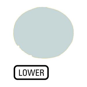 Lenzen vlak wit "lower: