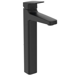 Wastafelmengkraan verhoogd 5l/min z. waste silk black Ceraplan