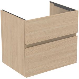 Wastafelmeubel 600x440x545mm white oak 2 laden Finesse