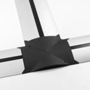 Bridge T-koppelstuk zwart