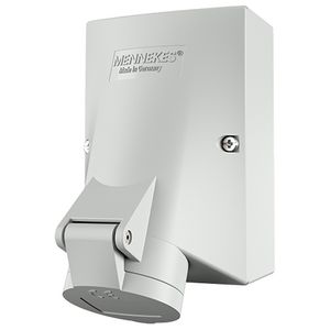 Wandcontactdoos 16A 2-polig  10H 50VDC IP44 583