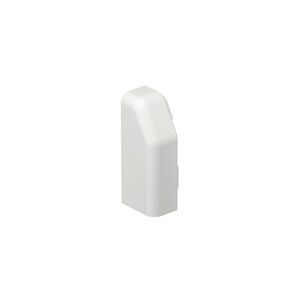 Eindstuk links SL 20x50 9010 polyvinylch. puur wit VVE=10