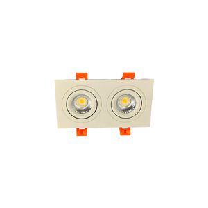 DUO 2x5W 450lm 2700K Dim 45gr. 175x93mm White