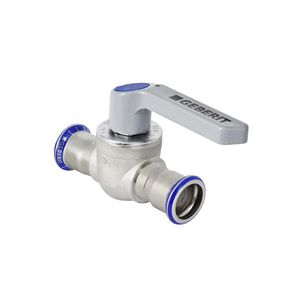 Kogelkraan met hendel MAPRESS RVS 35mm 2x pers