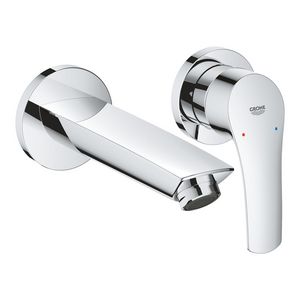 Eurosmart inbouw wastafelmengkraan S-size 2-gats afbouwset uitloop 171mm chroom (prof)