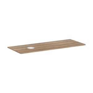 Console 1360x550mm m uitsp. L Waskom zonder kraangat Xelu Q 54116230