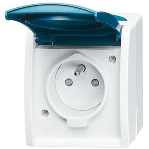Wandcontactdoos penaarde kv kd opb IP44 ocean (23 MWKS-53-504)