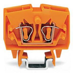 2-draads MINI-rijgklem 2,5mm2 test oranje 264-706 VVE=100