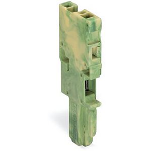 1-draads female steker CAGE CLAMP 4mm2 groen-geel VVE=100