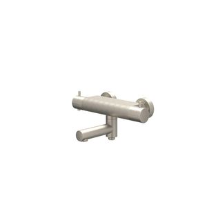 Badthermostaatkraan BOND hoh 150mm cooltouch geborsteld nickel incl. s-koppelingen