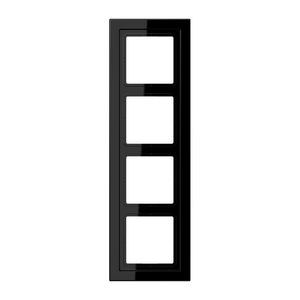 Afdekraam zwart 4-voudig LS-design