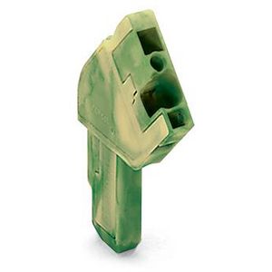 1-draads female steker haaks CAGE CLAMP 4mm2 groen-g VVE=100