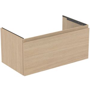 Wastafelmeubel 800x440x370mm white oak 1 lade Finesse