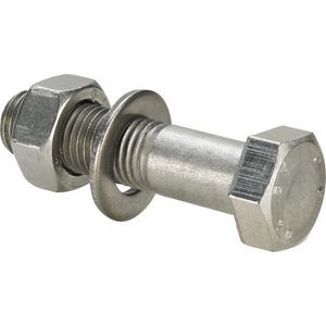 Montageset (8x zeskantbout rvs M16x70mm + moeren + 16 sluitingen) SANPRESS Inox XL DN65-DN100 / PN16 2359.7XL