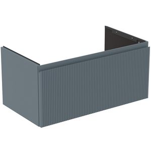 Wastafelmeubel 800x440x370mm matt ashblue 1 lade Finesse