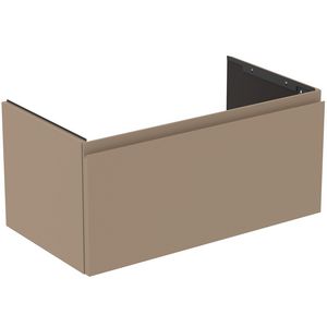 Wastafelmeubel 800x440x370mm mat greige 1 lade Finesse