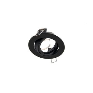 Inbouwspot Lux MR16 GU10 kantelbaar zwart